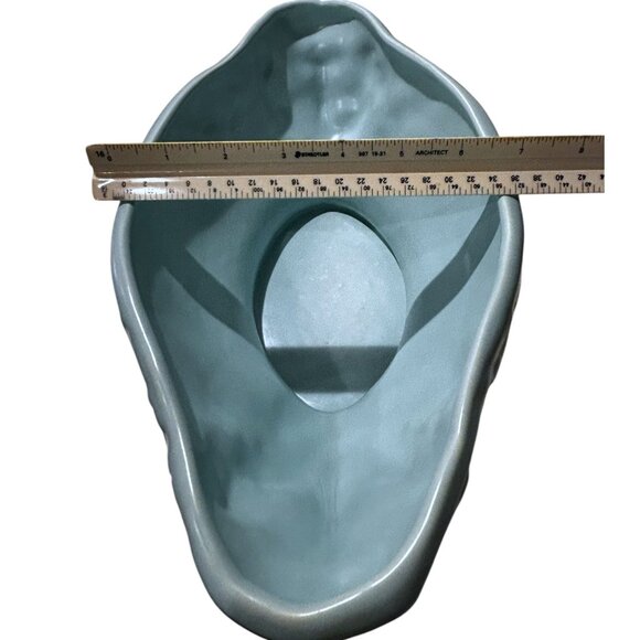 Vintage Metlox Pottery California Mission Bell Ceramic Rams Head Pottery Planter - Picture 11 of 13